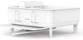 Simplehuman Compact edénytartó, acél, műanyag,FPP, fehér