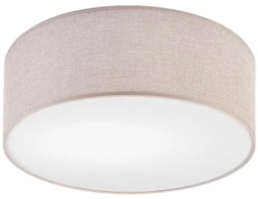 Lamkur MONTE mennyezeti lámpa 1xE27/60W/230V, átmérő 35 cm, bézs LA46648