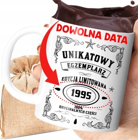 Bögre Limitált Kiadás Személyre Szabott Születésnapi Ajándék Nyomtatott Mintával