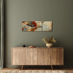 Kép - Ragadozó madár (órával) (90x30 cm)
