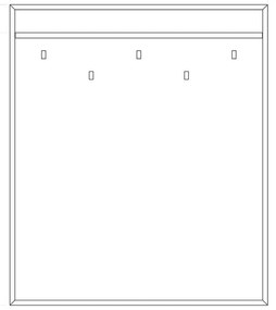 Natúr színű tölgyfa fali fogas polccal Abies – The Beds