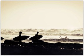 Poszterek 120x80 Szörfözés naplemente