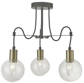 LUXERA 64402 - Csillár zsinóron ABRAZO 3xE14/40W/230V