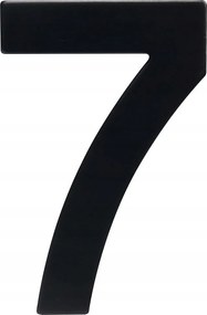 7. számú házszám, 95 mm-es rozsdamentes acél, Cze