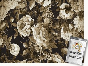 Fotótapéta Flizelina Természet Virágok Nagy Bazsarózsa Vintage 250x175 ragasztó