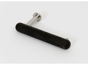 Yoku fekete tölgyfa fali wc-papír tartó - Wireworks