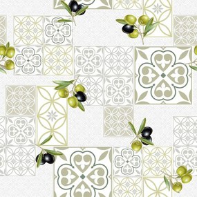 PVC lemosható asztalterítő ø 160 cm Andalousie – douceur d'intérieur