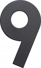 9. számú házszám 75 mm-es rozsdamentes acél Cze