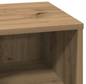 LED éjjeli szekrények 2 db Kézműves tölgy 50x34,5x50 cm