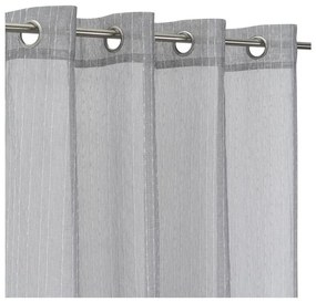 Szürke fényáteresztő függöny 140x260 cm Vertical Thread – Casa Selección