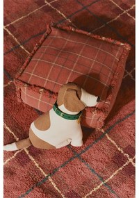 Piros mosható-kézi szövésű pamut szőnyeg 140x190 cm Tartan Vintage Red – Lorena Canals