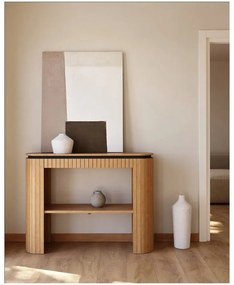 Mangófa konzolasztal 120x35 cm Licia - Kave Home