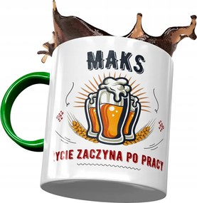 Zöld Bögre Max Maximilian Ajándék Nyomtatott Fotóval