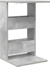 vidaXL Oldal asztal Beton Szürke 40 x 35 x 60,5 cm Faanyag