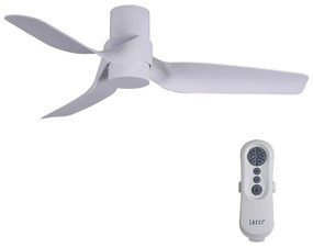 Lucci air Lucci air 213353 - LED Dimmelhető ventilátor NAUTICA 1xGX53/12W/230V fehér + távirányító FAN00257