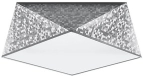 Mennyezeti lámpa HEXA 2xE27/60W/230V ezüst