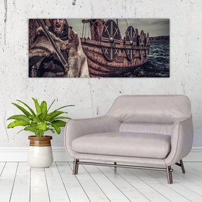 Kép - Viking harcos (120x50 cm)