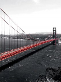 Fotótapéta flizelina Golden Gate híd San Francisco panoráma 206x275 +ragasztó