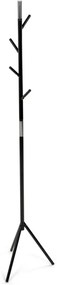 Modern Állófogas, magasság 179 cm, fém szerkezet, matt fekete lakk, teherbírás 6 kg