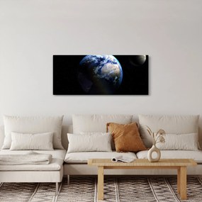 A Föld bolygó képe (120x50 cm)