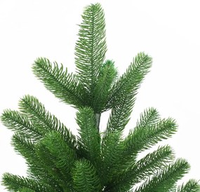 zöld műkarácsonyfa élethű tűlevelekkel 150 cm