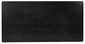Fekete étkezőasztal 100x200 cm Alto – Støraa