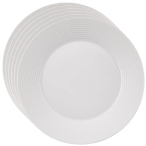 Orion porcelán desszert tányér készlet Mona line 6db, 19 cm