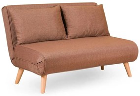Barna kinyitható kanapé 120 cm Folde – Artie