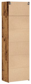 Tárolószekrény Régi Fa 70x42.5x225 cm Épített fa
