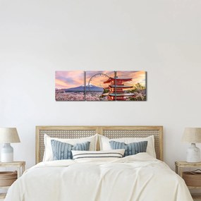 Kép - Fuji (órával) (90x30 cm)