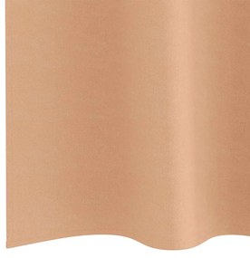 Függönyök függönyökkel 2 pcs Világosbarna 260x140cm Poliészter