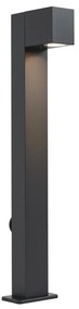 Modern fekete kültéri állólámpa 65 cm-es aljzattal IP44 - Baleno