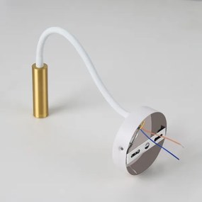 Brilagi - LED Dimmelhető flexibilis fali lámpa MAYA 1xG9/4W/230V fehér/arany