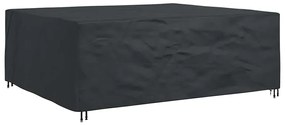 Kültéri bútorhuzat Fekete 300 x 250 x 100 cm 600D
