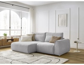 Világosszürke sarokkanapé Aden – Bobochic Paris
