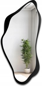 Piena organikus tükör fekete Mdf keretben 50x100