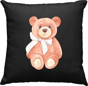 Gyerek macis párna, fekete