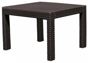 Rosario Balcony set kerti bútor garnitúra, barna színben, meleg taupe párnával