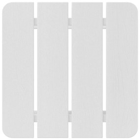 Adirondack oldaltáblázat fehér 38x38x45 cm HDPE
