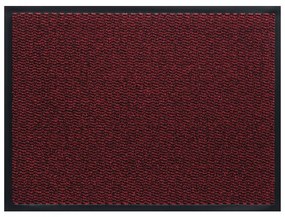Manifest lábtörlő bordó textil gumi 60 x 80 cm