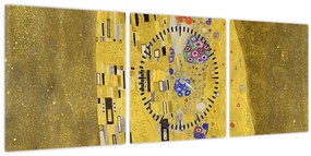 Kép - Kiss (órával) (90x30 cm)