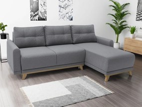 AKCIÓ világosszürke sarok ülőgarnitúra ORANGE, kétoldalas II. osztály