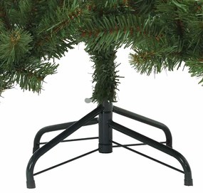 Műanyag Hajtogatós Karácsonyfa 150 LED-del 150 cm PVC