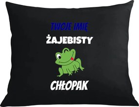 Párna párnahuzat Ajándék Név Békás Fiú Nap