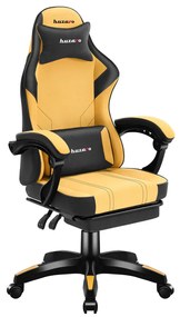 Gamer szék Space lábtartóval Yellow