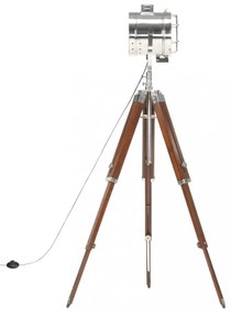 háromlábú tömör mangófa állólámpa 165 cm
