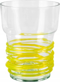 Fedél virágcserép üveg orchidea színtelen zsinór sárga