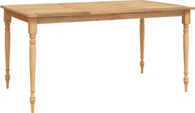 vidaXL tömör tíkfa Batavia asztal 150 x 90 x 75 cm