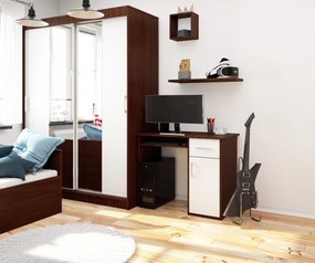 PC asztal Padma (wenge + fehér). Akció -16%. 1068864