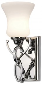 ELSTEAD-HK-BROOKE1-BATH Króm Színű Fürdőszoba Tükörmegvilágító Lámpa 1XG9 3,5W IP44